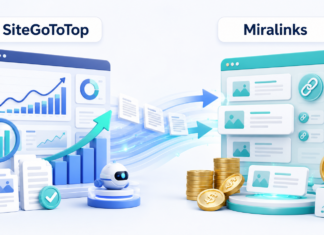 SiteGoToTop и Miralinks