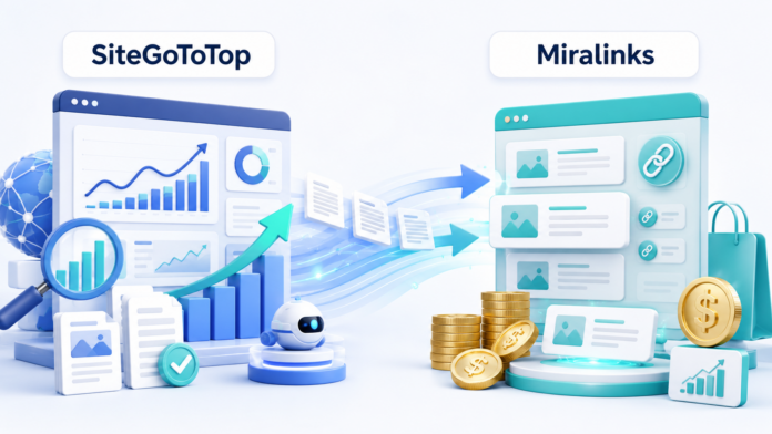 SiteGoToTop и Miralinks
