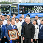 В Москве на маршрут вышел 3000-й электробус ГУП «Мосгортранс»